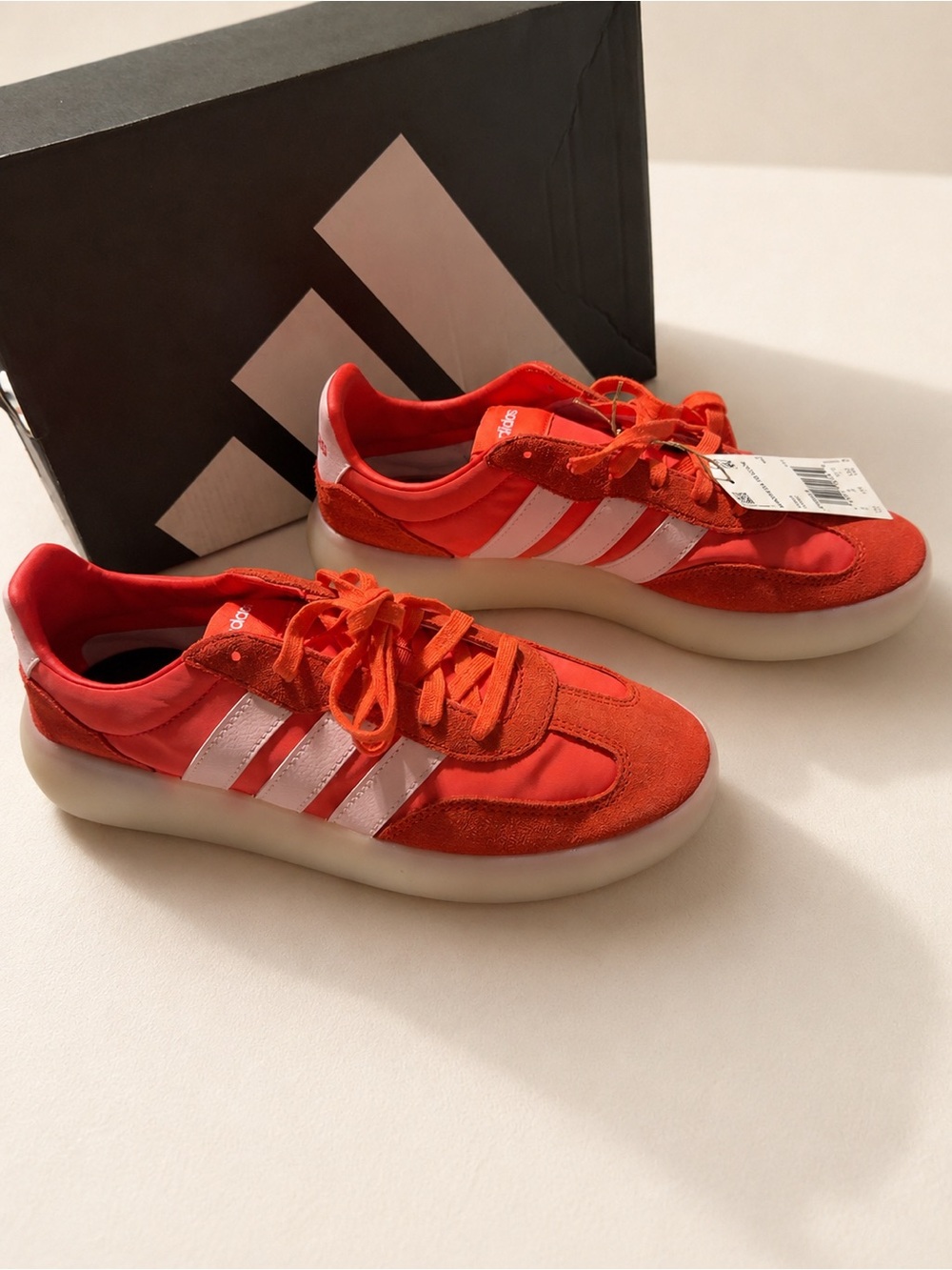 Adidas Barreda Decode Orange Pink Sneakers NWT